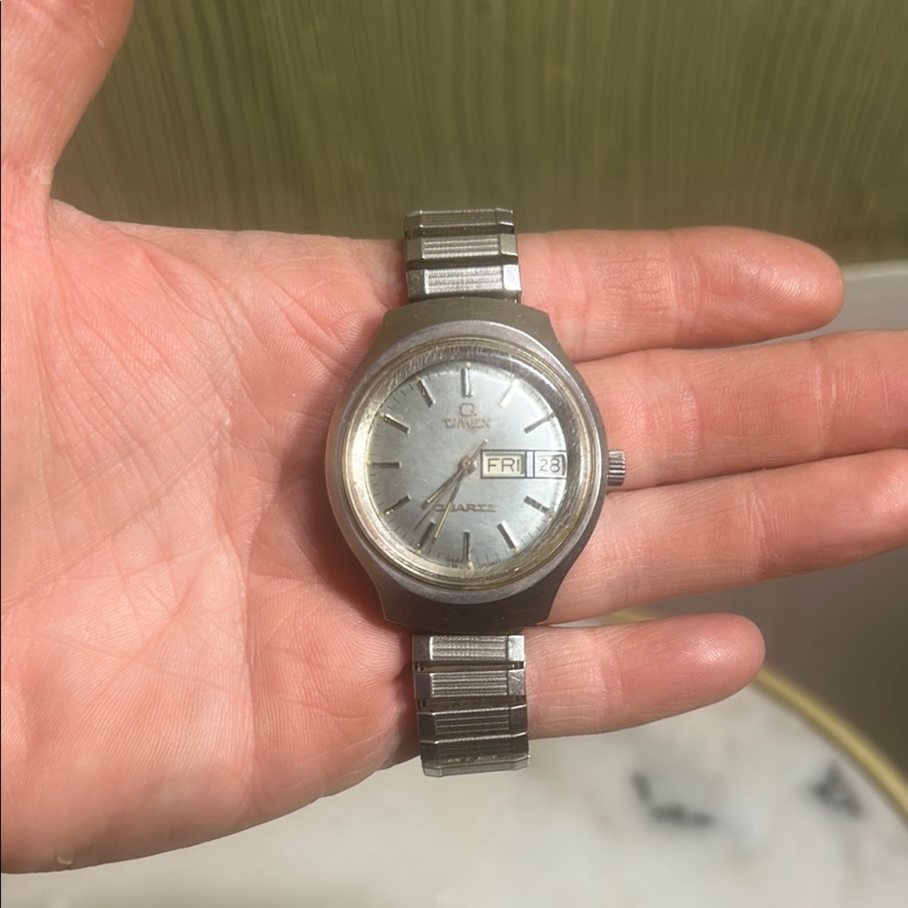Timex Silver Watch